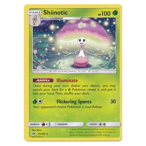 Shiinotic : SUN & MOON BASE (Non-Holo Exclusive) - 17/149