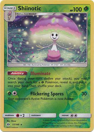 Shiinotic : SUN & MOON BASE (Reverse holo) - 17/149