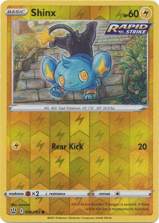 Shinx : BATTLE STYLES (Reverse holo) - 046/163