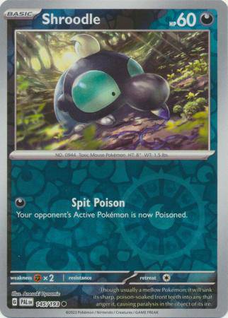 Shroodle : PALDEA EVOLVED (Reverse holo) - 145/193