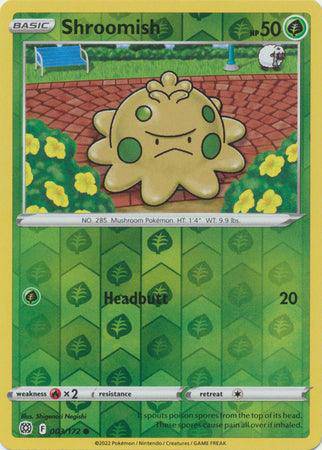Shroomish : BRILLIANT STARS (Reverse holo) - 003/172 - Lockett Labs UK