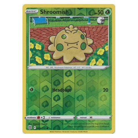 Shroomish : BRILLIANT STARS (Reverse holo) - 003/172