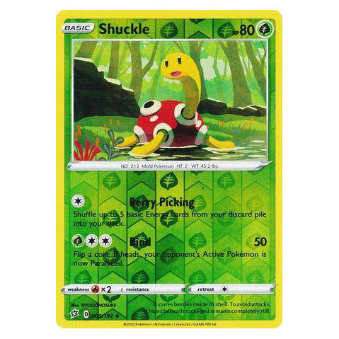 Shuckle : REBEL CLASH (Reverse holo) - 005/192