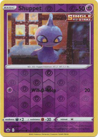 Shuppet : CHILLING REIGN (Reverse holo) - 062/198