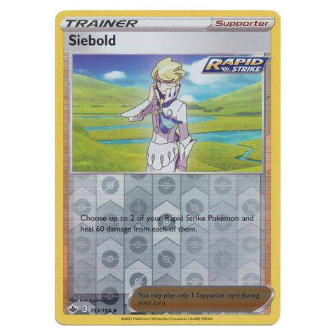 Siebold : CHILLING REIGN (Reverse holo) - 153/198