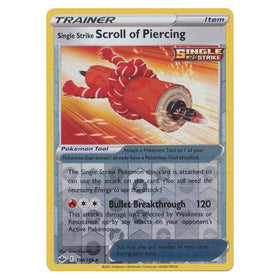 Single Strike Scroll of Piercing : CHILLING REIGN (Reverse holo) - 154/198