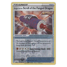 Single Strike Scroll of the Fanged Dragon : EVOLVING SKIES (Reverse holo) - 158/203