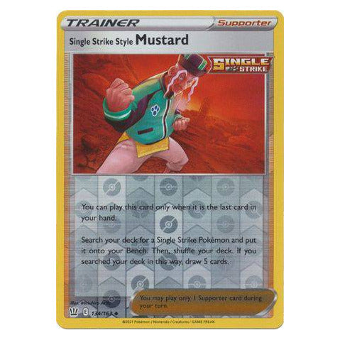 Single Strike Style Mustard : BATTLE STYLES (Reverse holo) - 134/163