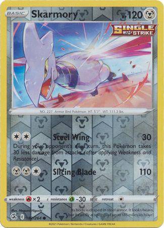 Skarmory : FUSION STRIKE (Reverse holo) - 182/264 - Lockett Labs UK