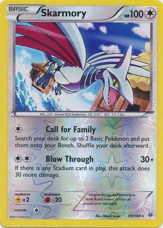 Skarmory : ROARING SKIES (Reverse holo) - 69/108