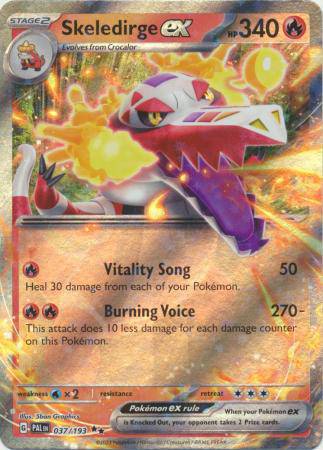 Skeledirge ex : PALDEA EVOLVED - 037/193 - Lockett Labs UK