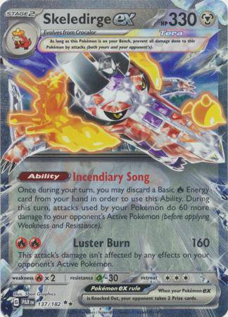 Skeledirge ex : PARADOX RIFT - 137/182 - Lockett Labs UK