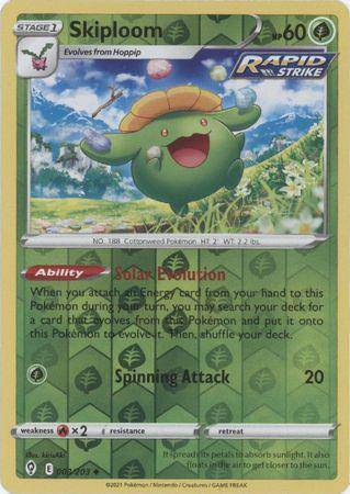Skiploom : EVOLVING SKIES (Reverse holo) - 003/203 - Lockett Labs UK