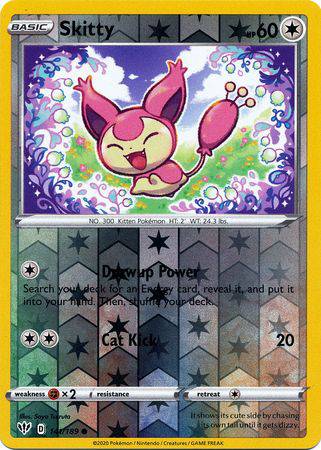 Skitty : DARKNESS ABLAZE (Reverse holo) - 141/189