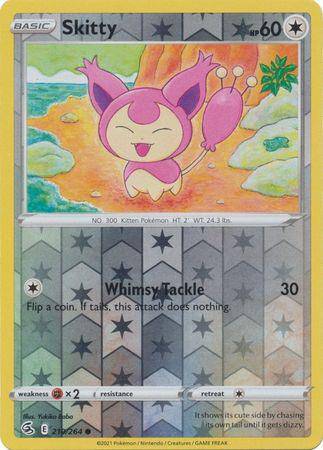 Skitty : FUSION STRIKE (Reverse holo) - 210/264