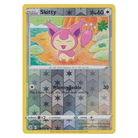 Skitty : FUSION STRIKE (Reverse holo) - 210/264