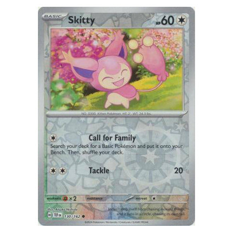 Skitty : TEMPORAL FORCES (Reverse holo) - 130/162