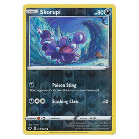 Skorupi : SWORD & SHIELD BASE (Reverse holo) - 121/202