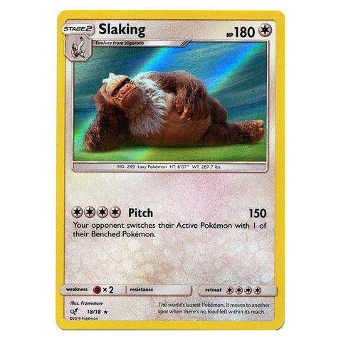 Slaking : DETECTIVE PIKACHU (Holo) - 18/18