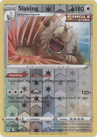 Slaking : EVOLVING SKIES (Reverse holo) - 131/203 - Lockett Labs UK