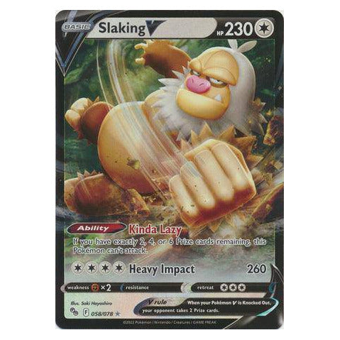 Slaking V : POKEMON GO! - 058/078