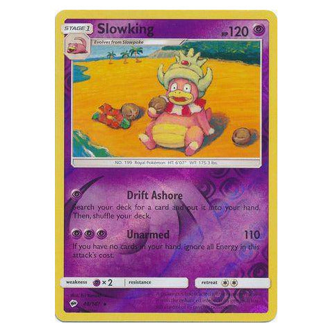 Slowking : BURNING SHADOWS (Reverse holo) - 48/147