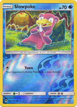 Slowpoke : LOST THUNDER (Reverse holo) - 54/214 - Lockett Labs UK