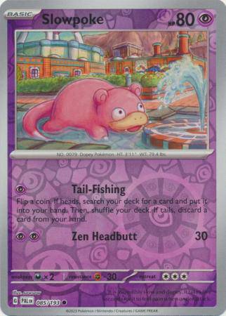 Slowpoke : PALDEA EVOLVED (Reverse holo) - 085/193