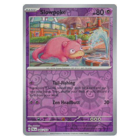 Slowpoke : PALDEA EVOLVED (Reverse holo) - 085/193
