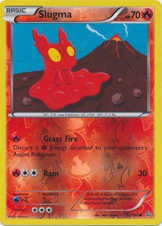 Slugma : PRIMAL CLASH (Reverse holo) - 22/160 - Lockett Labs UK
