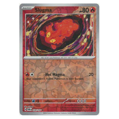 Slugma : TWILIGHT MASQUERADE (Reverse holo) - 028/167