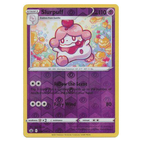 Slurpuff : CHILLING REIGN (Reverse holo) - 68/198