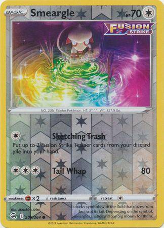 Smeargle : FUSION STRIKE (Reverse holo) - 209/264 - Lockett Labs UK