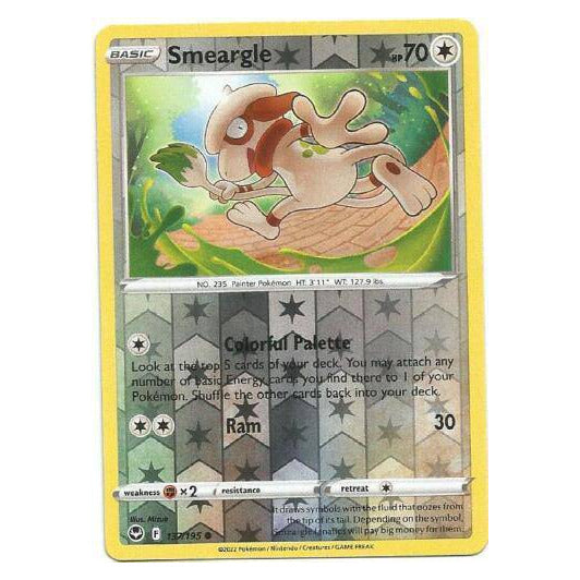 Smeargle : SILVER TEMPEST (Reverse holo) - 137/195