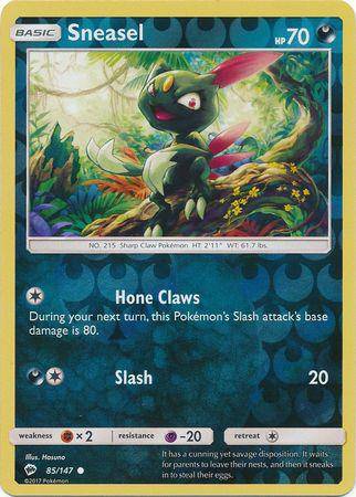 Sneasel : BURNING SHADOWS (Reverse holo) - 85/147