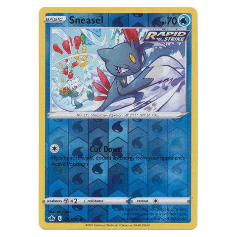 Sneasel : CHILLING REIGN (Reverse holo) - 030/198