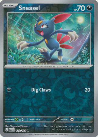 Sneasel : PALDEA EVOLVED (Reverse holo) - 133/193