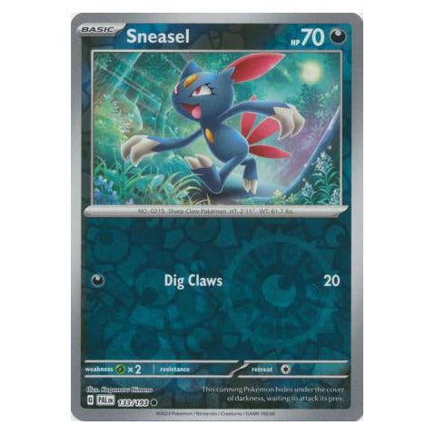 Sneasel : PALDEA EVOLVED (Reverse holo) - 133/193