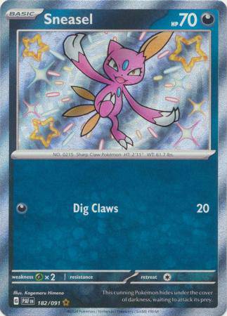 Sneasel : PALDEAN FATES - 182/091 - Lockett Labs UK