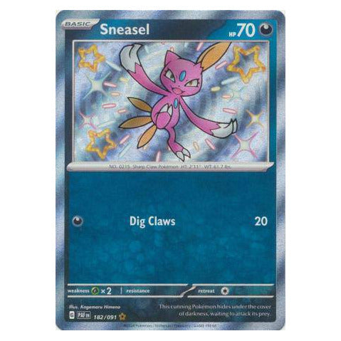 Sneasel : PALDEAN FATES - 182/091