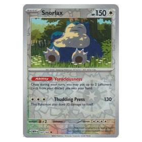 Snorlax : 151 (Reverse holo) - 143/165