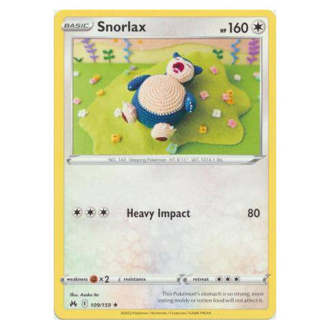 Snorlax : CROWN ZENITH - 109/159
