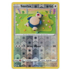 Snorlax : CROWN ZENITH (Reverse holo) - 109/159