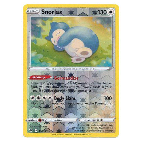 Snorlax : VIVID VOLTAGE (Reverse holo) - 131/185
