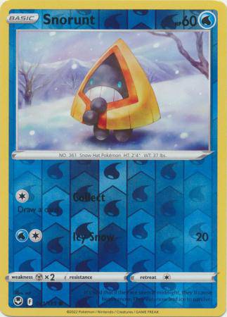 Snorunt : SILVER TEMPEST (Reverse holo) - 041/195