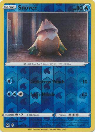 Snover : LOST ORIGIN (Reverse holo) - 042/196 - Lockett Labs UK