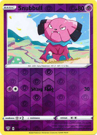 Snubbull : DARKNESS ABLAZE (Reverse holo) - 070/189