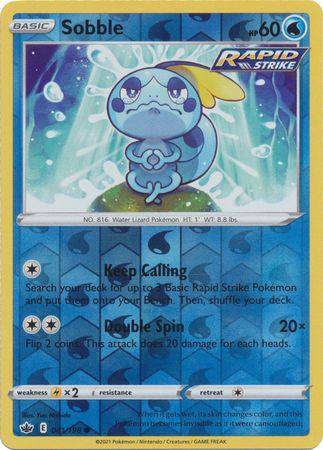 Sobble : CHILLING REIGN (Reverse holo) - 041/198