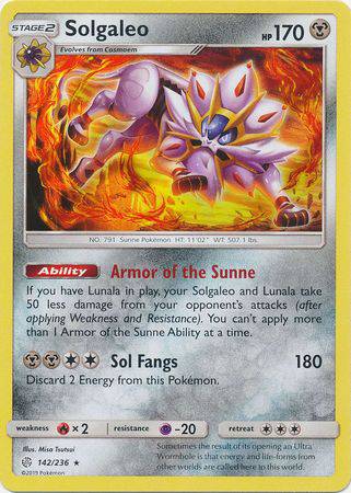 Solgaleo : COSMIC ECLIPSE (Holo) - 142/236