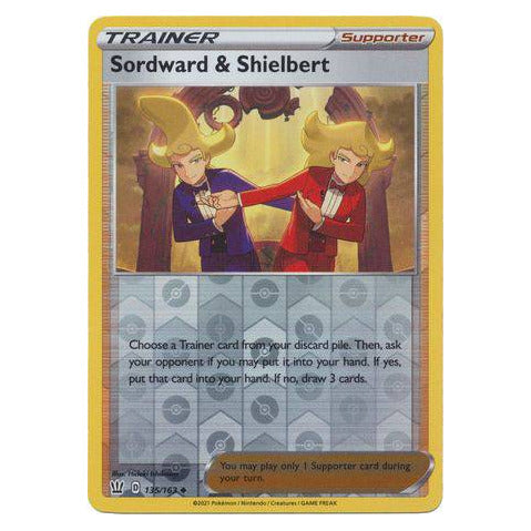 Sordward and Shielbert : BATTLE STYLES (Reverse holo) - 135/163